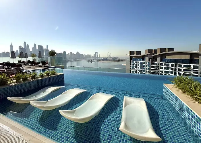 Beachfront Apartment On The Palm Jumeirah With Amazing View Rooftop Infinity Pool